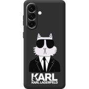 Чорний чохол BoxFace Samsung Galaxy A57 5G (A576) Cat in Black