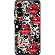 Чорний чохол BoxFace Samsung Galaxy A57 5G (A576) Rock Graffiti