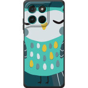 Чохол BoxFace Moto G57 Power Green Owl