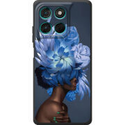 Чохол BoxFace Moto G57 Power Exquisite Blue Flowers
