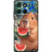 Чохол BoxFace Moto G57 Power Капібара з кавуном