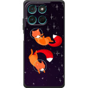 Чохол BoxFace Moto G57 Power Fox-Astronauts