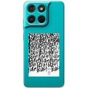 Прозорий чохол BoxFace Moto G57 Power Blah Blah