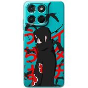 Прозорий чохол BoxFace Moto G57 Power Учиха Итачи