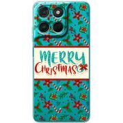Прозорий чохол BoxFace Moto G57 Power Vintage Christmas Pattern