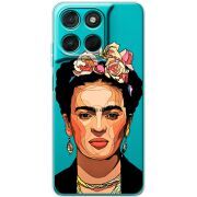 Прозорий чохол BoxFace Moto G57 Power Фрида Кало