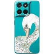 Прозорий чохол BoxFace Moto G57 Power Swan