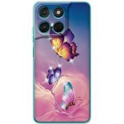 Чохол зі стразами Moto G57 Power Butterflies