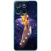 Чохол зі стразами Moto G57 Power Girl with Umbrella