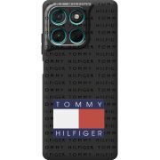 Чорний чохол BoxFace Moto G57 Power Tommy Print