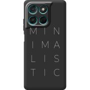 Чорний чохол BoxFace Moto G57 Power Minimalistic