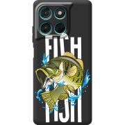 Чорний чохол BoxFace Moto G57 Power Fish