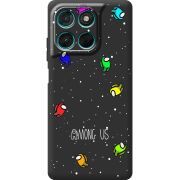 Чорний чохол BoxFace Moto G57 Power Among Us Invisible