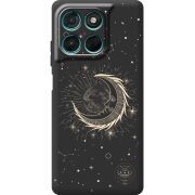 Чорний чохол BoxFace Moto G57 Power Moon