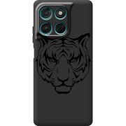 Чорний чохол BoxFace Moto G57 Power Tiger