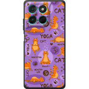 Чохол BoxFace Moto G86 Power Yoga Cat