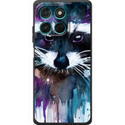 Чохол BoxFace Moto G86 Power Акварельный енот