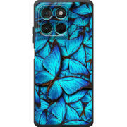 Чохол BoxFace Moto G86 Power лазурные бабочки