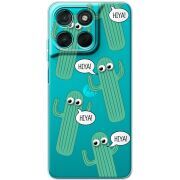 Прозорий чохол BoxFace Moto G86 Power с 3D-глазками HIYA