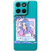 Прозорий чохол BoxFace Moto G86 Power The Sakuras Will Cry For You