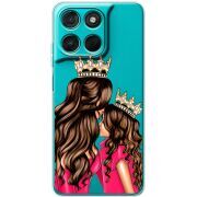 Прозорий чохол BoxFace Moto G86 Power Queen and Princess