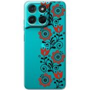 Прозорий чохол BoxFace Moto G86 Power Ethno Ornament