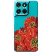 Прозорий чохол BoxFace Moto G86 Power Red Poppies