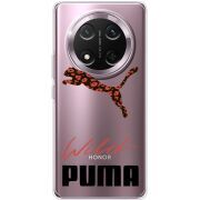 Прозорий чохол BoxFace Honor X9c Wild Cat