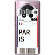 Прозорий чохол BoxFace Honor X9c Ticket Paris
