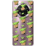 Прозорий чохол BoxFace Honor X9c Pattern Baby Yoda