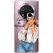 Прозорий чохол BoxFace Honor X9c Live The Moment