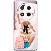 Прозорий чохол BoxFace Honor X9c Travel Girl