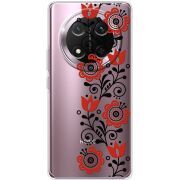 Прозорий чохол BoxFace Honor X9c Ethno Ornament