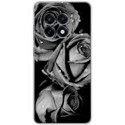 Чохол BoxFace OnePlus Ace 5 Black and White Roses