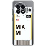 Прозорий чохол BoxFace OnePlus Ace 5 Ticket Miami