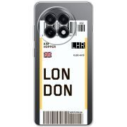 Прозорий чохол BoxFace OnePlus Ace 5 Ticket London