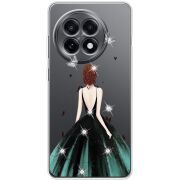 Чохол зі стразами OnePlus Ace 5 Girl in the green dress