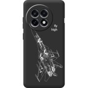 Чорний чохол BoxFace OnePlus Ace 5 Військовий літак