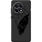 Чорний чохол BoxFace OnePlus Ace 5 Wolf and Raven