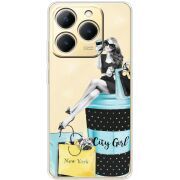 Прозорий чохол BoxFace Realme 15T City Girl