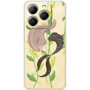 Прозорий чохол BoxFace Realme 15T Cute Mermaid