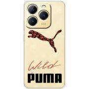 Прозорий чохол BoxFace Realme 15T Wild Cat