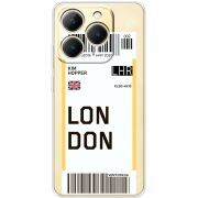 Прозорий чохол BoxFace Realme 15T Ticket London