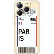 Прозорий чохол BoxFace Realme 15T Ticket Paris
