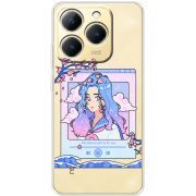 Прозорий чохол BoxFace Realme 15T The Sakuras Will Cry For You