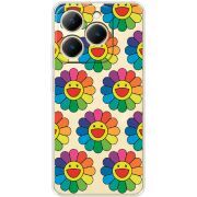 Прозорий чохол BoxFace Realme 15T Hippie Flowers