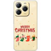 Прозорий чохол BoxFace Realme 15T Merry Christmas