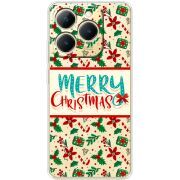 Прозорий чохол BoxFace Realme 15T Vintage Christmas Pattern