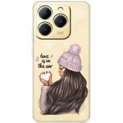 Прозорий чохол BoxFace Realme 15T love is in the air