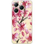 Прозорий чохол BoxFace Realme 15T Pink Magnolia